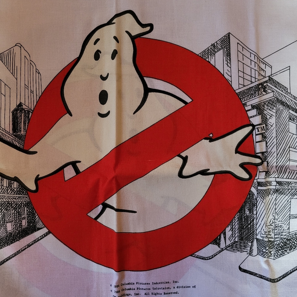 2 Ghostbusters Vintage Pillowcases 80s